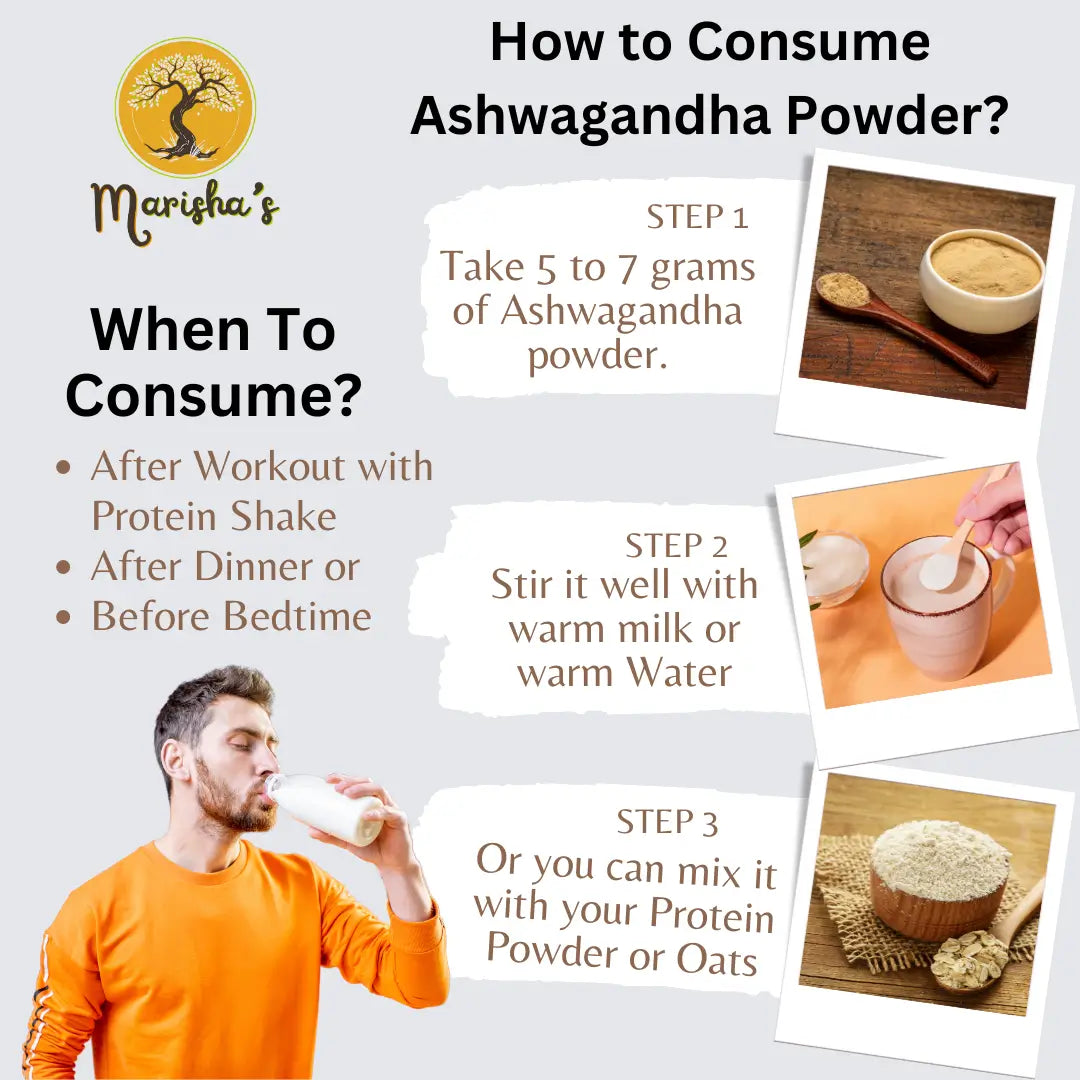 how to consume ashwagandha powder | how to use ashwagandha powder | when to use ashwagandha powder | how to use ashwagandha powder in hindi | ashwagandha powder how to use | when to take ashwagandha | marishas