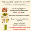 moringa | curcumin | ashwagandha | marishas | immunity booster combo | smoothie | morning weakness | healthy smoothie recipes