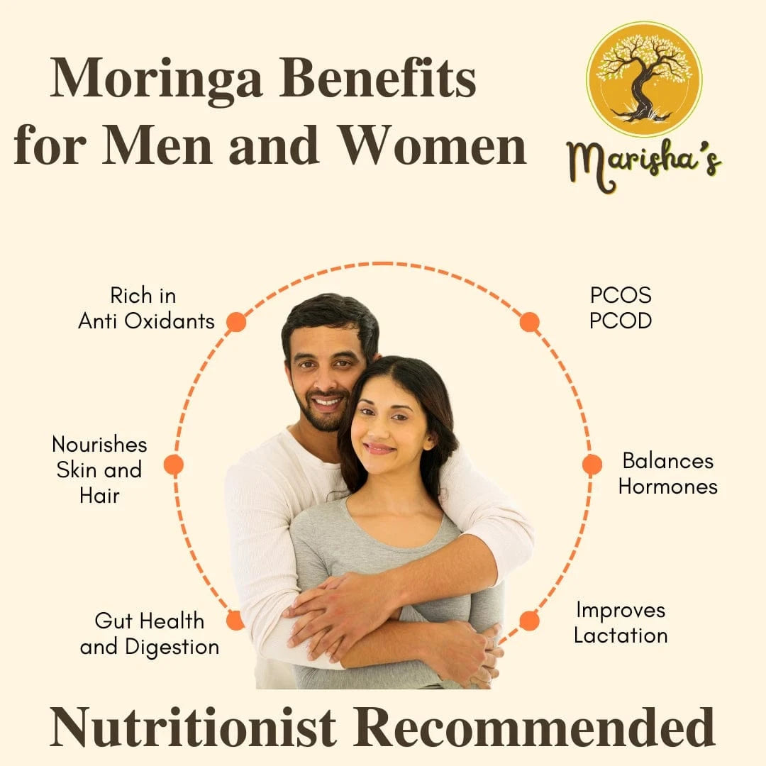Pure and Original Moringa Leaves Powder | Marishas | 100% Natural