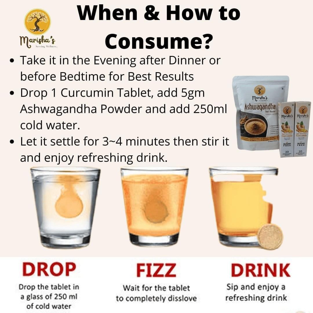 Curcumin and Ashwagandha Combo | Natural Supplement for Improved Immunity System
