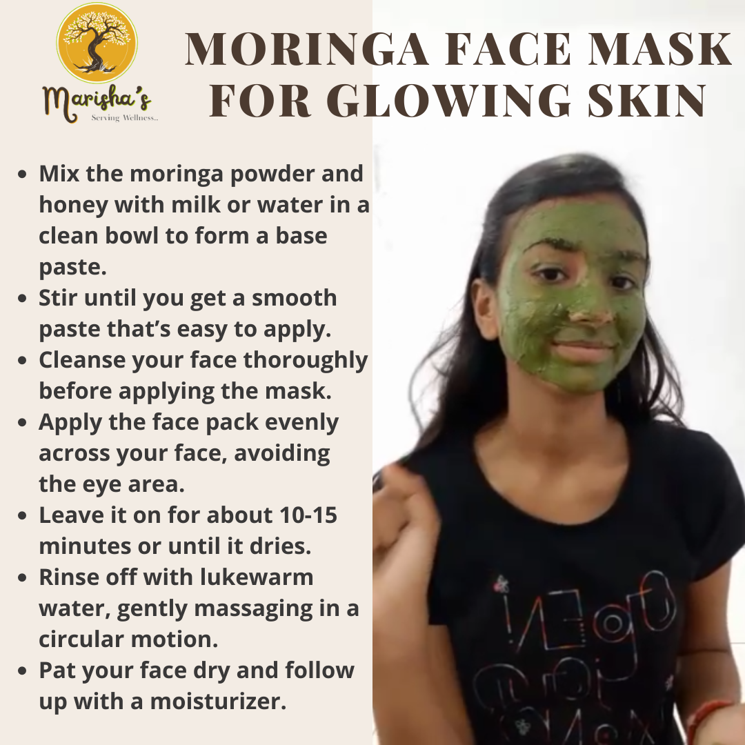 moringa face pack benefits | moringa for skin benefits | moringa for skin whitening | how to use moringa for skin | moringa for skin problems | marishas | is moringa good for skin | how to use moringa powder for skin whitening